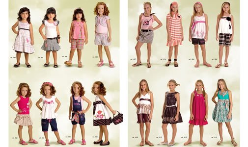roupas para crianças 2011