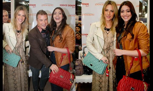 Carol Castro e Giovanna Ewbank agitam lançamento da Iódice Denim