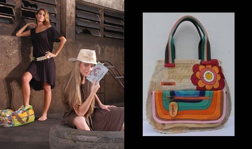 Maria Buzina apresenta bolsas produzidas com lona de caminhão Maria Buzina apresenta bolsas produzidas com lona de caminhão