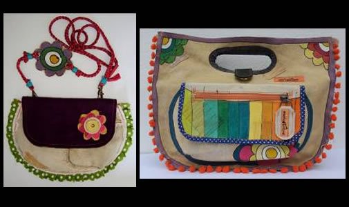 Maria Buzina apresenta bolsas produzidas com lona de caminhão Maria Buzina apresenta bolsas produzidas com lona de caminhão